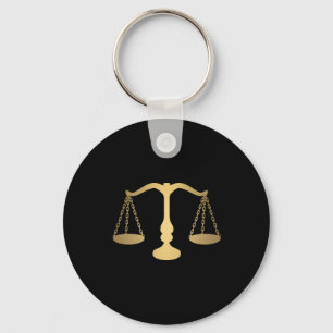 Llavero Símbolo Gold Scale of Justice