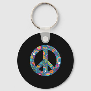 Llavero Símbolo hippie símbolo de paz símbolo antiguerra f