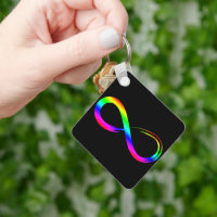 Símbolo infinito Lgbt Orgullo Gay Arcoiris Negro