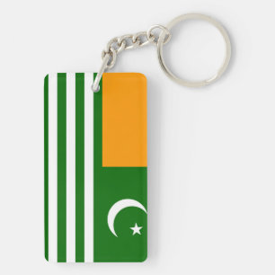 Llavero símbolo keycha de la región de la bandera de la 