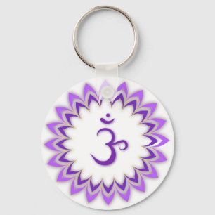 Llavero Símbolo Om / Crown Chakra