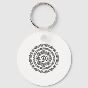 Llavero Símbolo Om Mandala Yoga Regalo Buda Yogi