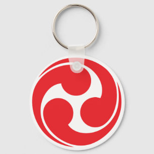 Llavero Símbolo Shinto Tomoe