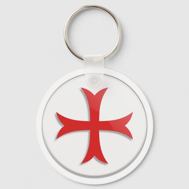 Llavero Símbolo templario de Knight (Anverso)