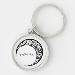 Llavero Símbolo tribal de luna personalizado