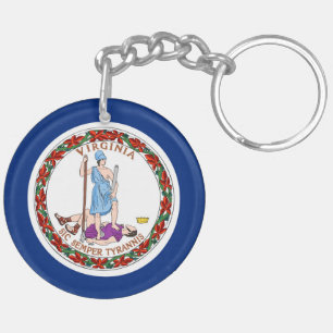 Llavero símbolo unido bandera de la república de América