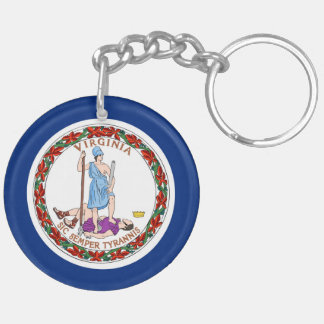 Llavero símbolo unido bandera de la república de América