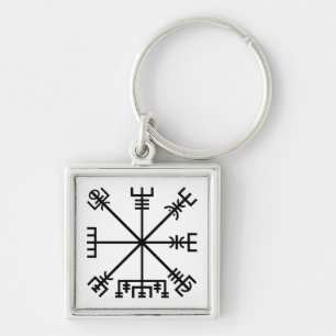 Llavero Símbolo vikingo Vegvisir
