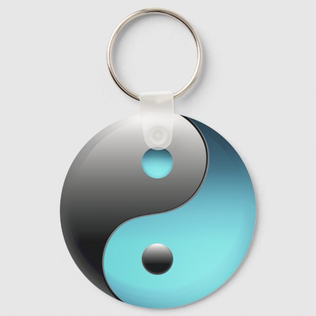 Llavero Símbolo Yin Yang - Rótulo Ying Yang (Anverso)