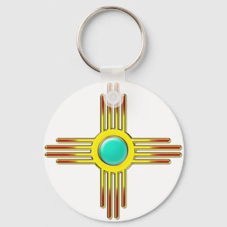 Llavero Símbolo Zia Sonne - Zia Pueblo - Kraft