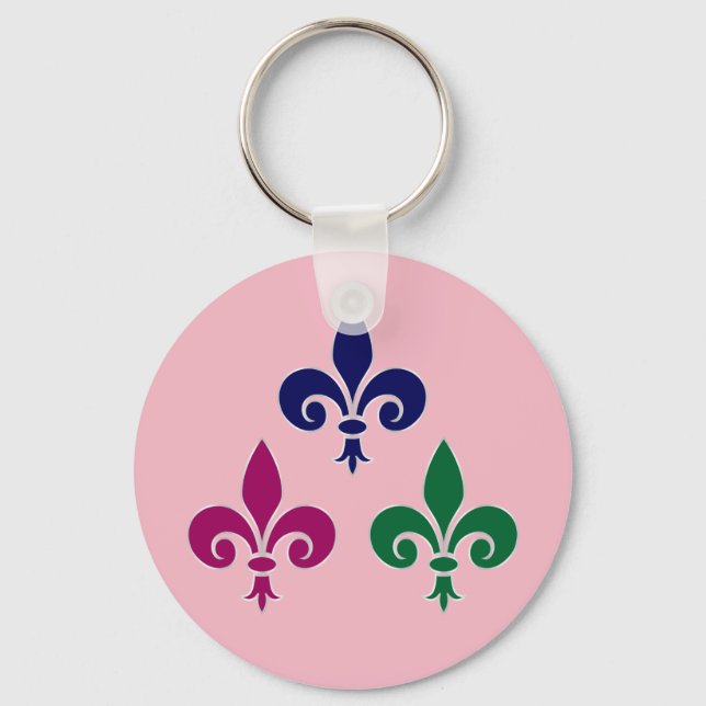 Llavero Símbolos de Fleur-de-lis (Anverso)