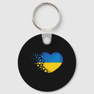 Llavero Símbolos ucranianos Bandera ucraniana Corazón Amor