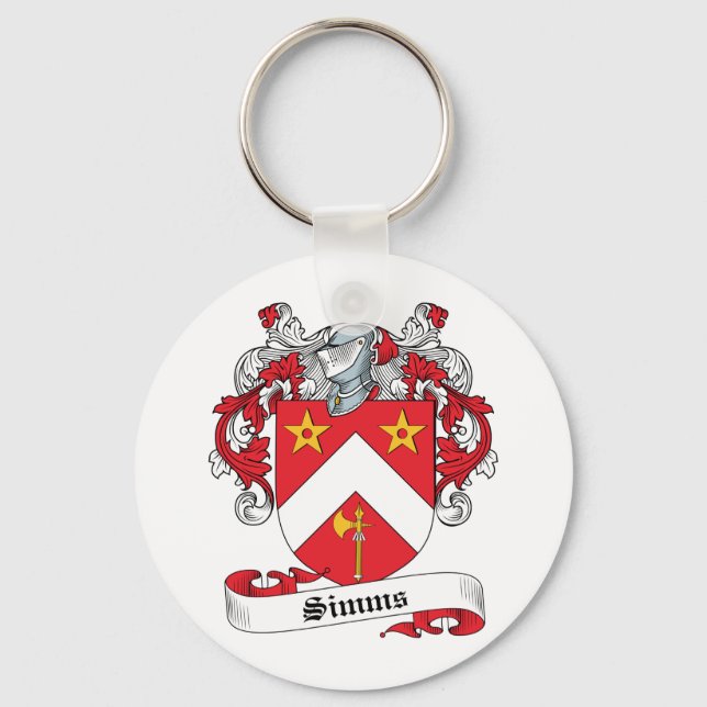 Llavero Simms Family Crest (Anverso)