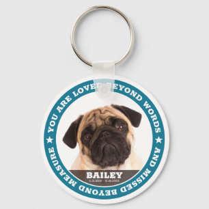 Llavero Simpatía Moderno Personalizado simple Mascota foto