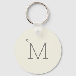 Llavero Simpel moderno personalizado inicial