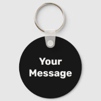 Simple Black and White Your Message Template