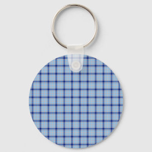 Llavero Simple estilo rústico azul Chake