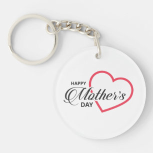 Llavero Simple feliz día de la madre Keychain