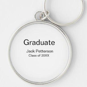 Llavero simple graduado mínimo añadir nombre a clase moder