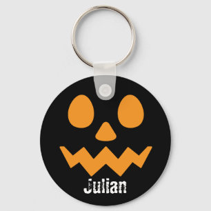 Llavero Simple Halloween Day Jack-o-Lantern Nombre de cala