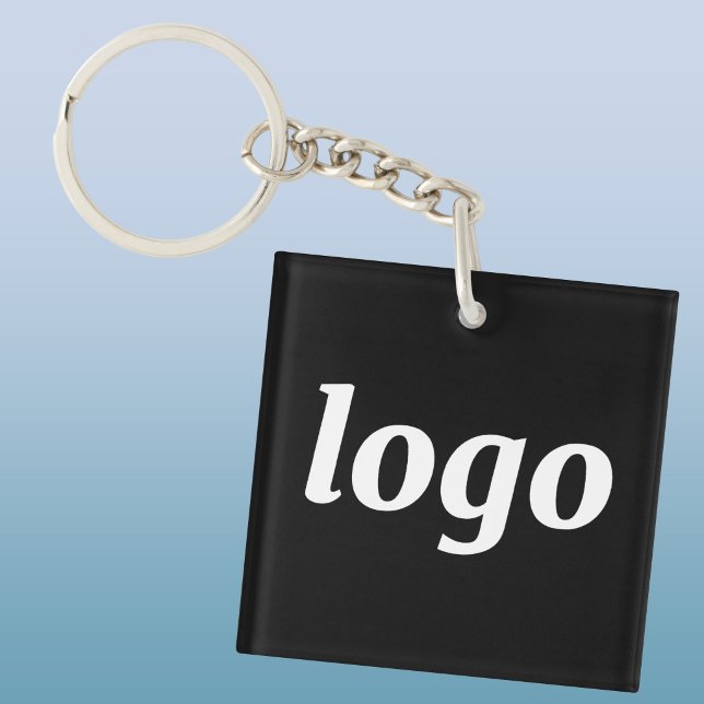 Llavero Simple Logo Branding Promotional Business (Simple logo business branding promotional keychain or keyring)