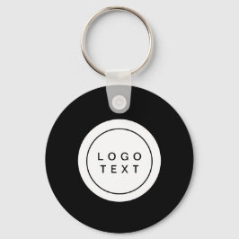Llavero Simple Logo QR Code Business Promotional Keychain