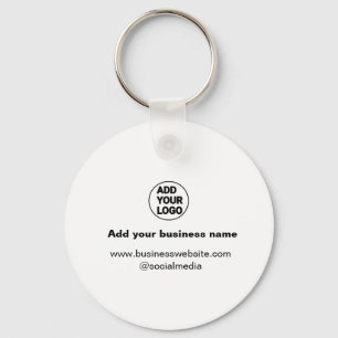 Llavero simple minimal añade tu logo/diseño personalizado 