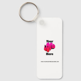 Llavero Simple Minimalist Logo Promotional Business 