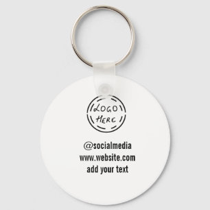 Llavero simple mínimo personalizado acuarela añadir sitio
