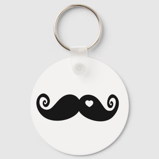 Llavero Simplemente me encanta Mustache (Anverso)