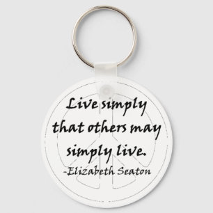 Llavero Simplemente Que Otros Puedan Simplemente Vivir