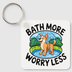 Llavero Simplificar el baño de los Mascotas con baño más p