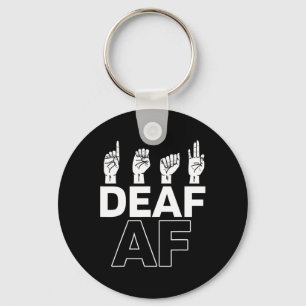Llavero Sin Audiencia - Sordo - Incapaz De Oír - Sordo Awa