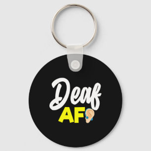 Llavero Sin Audiencia - Sordo - Incapaz De Oír - Sordo Awa