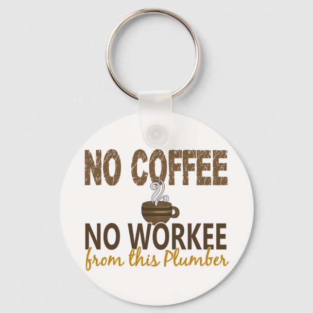 Llavero Sin café sin complemento de trabajo (Anverso)