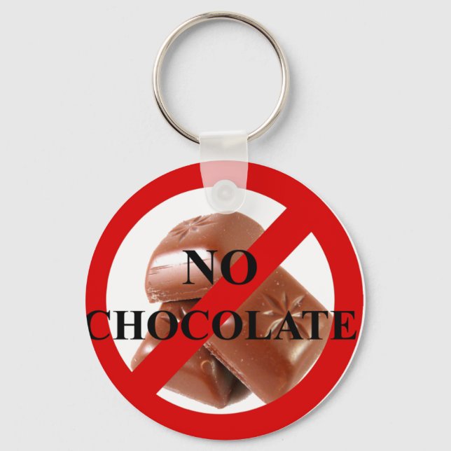Llavero Sin chocolate (Anverso)