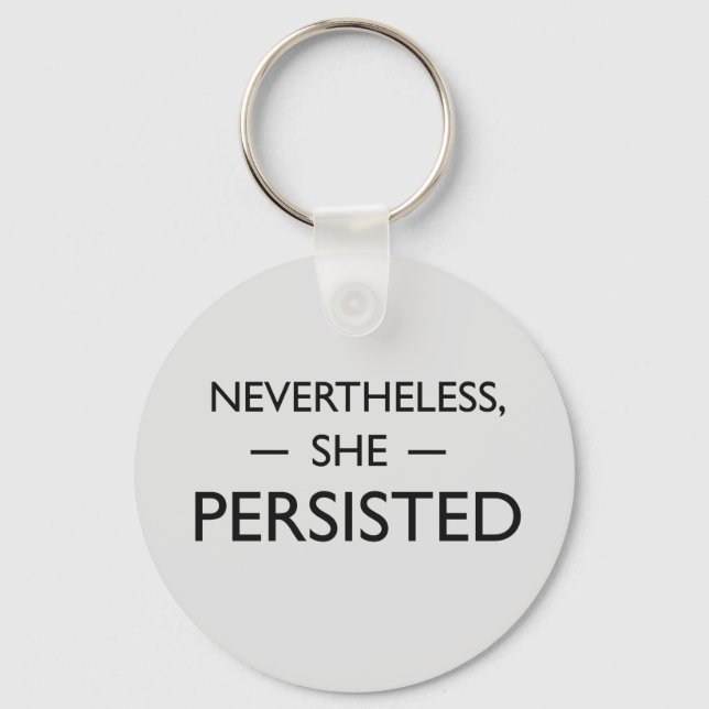 Llavero Sin embargo, ella insistió en su declaración (Anverso)