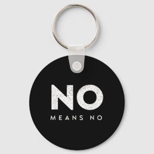 Llavero Sin medios No - Anti-violencia - Conciencia sobre