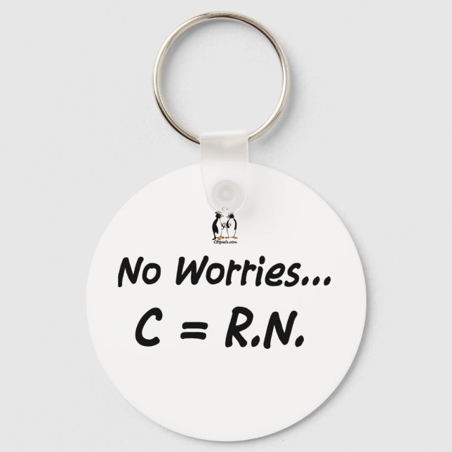 Llavero Sin preocupaciones C=RN (Anverso)