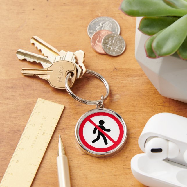 Llavero Sin Rótulo en ejecución | Keychain Premium (Escritorio )