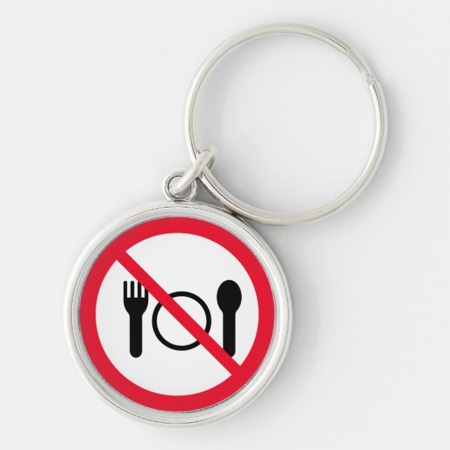 Llavero Sin Rótulo vectorial de alimentación | Keychain Pr (Frente)