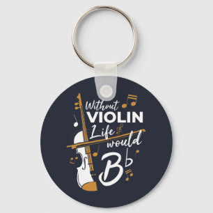 Llavero Sin Violín La Vida Sería Si Bemol Linda Violinista