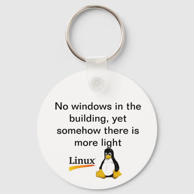 Llavero Sin Windows Linux (Anverso)