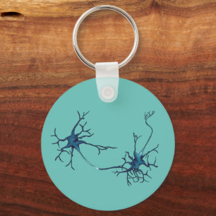 Llavero Sinapsis entre neuronas, neuronas neurocientíficas