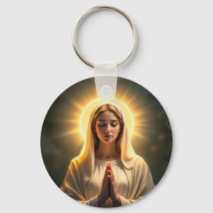 Llavero Sinceridad espumosa: Oración Virgin Mary