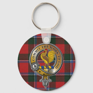 Llavero Sinclair Tartan & Badge