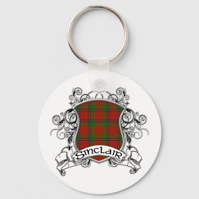Llavero Sinclair Tartan Shield (Anverso)