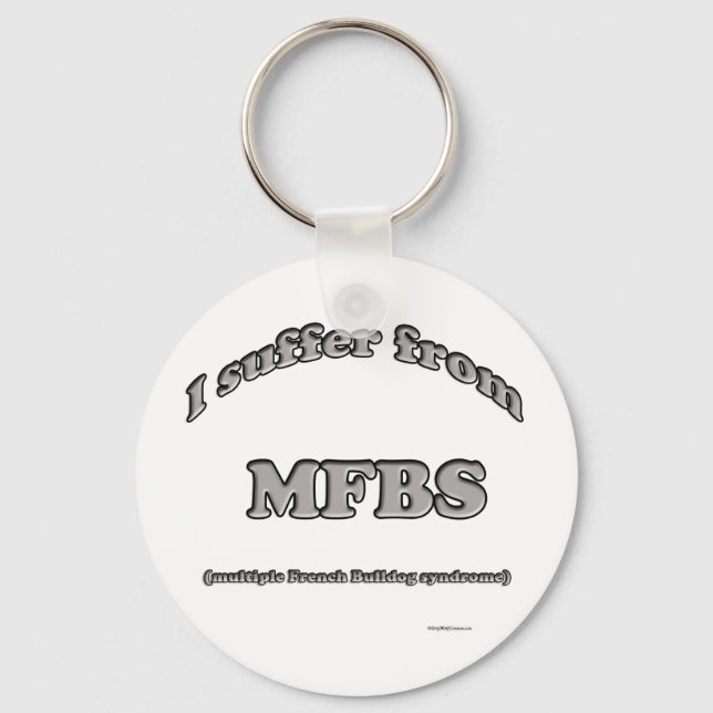 Llavero Síndrome de Bulldog francés - Keychain (Anverso)
