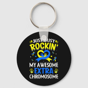 Llavero Síndrome de Down en el mundo extra cromosómico