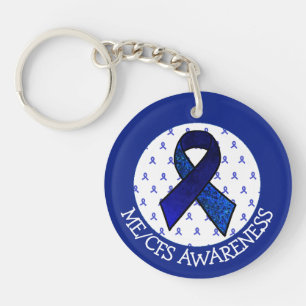 Llavero Síndrome de ME/CFS Sensibilización Cinta Clásica R